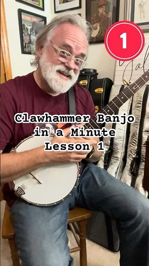 Clawhammer Banjo in a Minute - Lesson 1