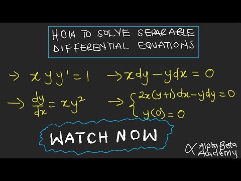 Solution to Separable Differential Equation