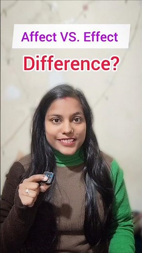 Affect vs Effect | Simple Guide👌