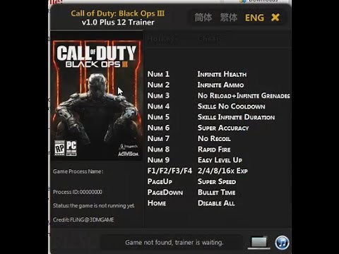 Best Trainer/Cheat for Call of Duty: Black Ops III