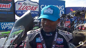 9.7K views · 898 reactions | Antron Brown picked up his first Top Fuel title of the season at The Strip at Las Vegas Motor Speedway when he went 3.760 seconds at 319.75 mph to defeat reign champ Brittany Force, Steve Torrence and Josh Hart at the unique NHRA Four-Wide Nationals. | Drag Illustrated | Facebook