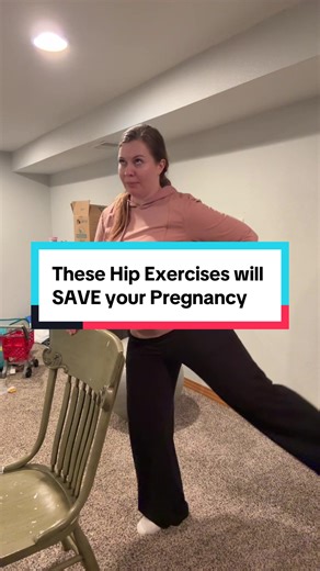 This is my super easy quick hip workout that any more can do to help reduce her hip pain for pregnancy! Want more tips? Let me know! #doula #birthsupport #doulasupport #wisconsindoula #hippain