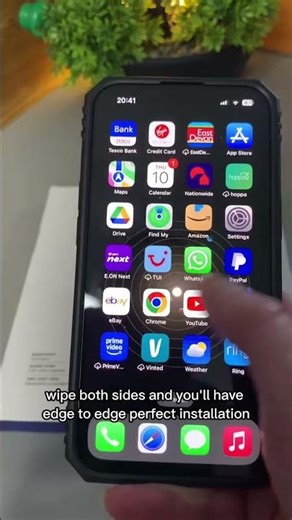 Ultimate screen protection—easy to install & unbeatable! #fokirantigaan