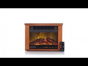 Heat Surge Mini Glo Digital LED Fireplace with Remote