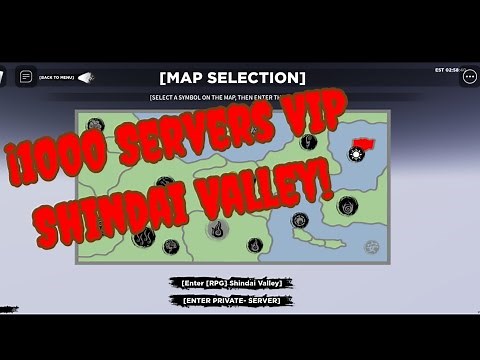 "1000 Servidores VIP Shindai Valley" | Private Server Codes | Shindo Life 2