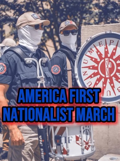 Great short clips of some of the national demonstations the organization held in 2025, featuring the men marching, chanting, and the drummers making the group heard from a mile away. Each march was larger and larger, reflecting the huge growth of the organization and the mainstreaming of nationalist ideology and belief among the public. Find your place in the cause of our nation. Take action to Reclaim America. #CapCut #americafirst #drums #conservative #patriots