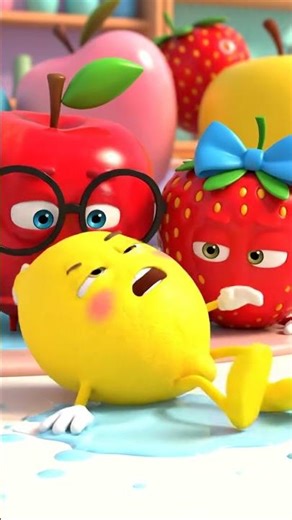 Lemony’s Lemon Slip Race 🍋 | Funny 3D Cartoon Fruit Adventure (Epic Fun!) #cartoon #ecotoonfolks
