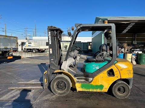 20230101 komatsu コマツ 小松 FD25W-16 全回転フォーク リフト 2.5T 2.5トン 回転リフト フォークリフト回転 ディーゼル 3Mマスト 3メートル 最大揚高3m