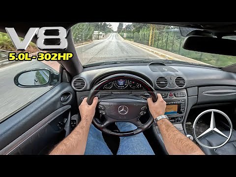 Mercedes CLK 500 V8 POV Test Drive | W209 V8 Acceleration Performance