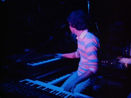 Watch as Tony Banks performs the "The Cinema Show" with @genesis_band as part of the "In The Cage Medley", 1981. 📹 Three Sides Live