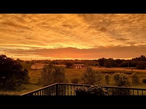 Why did the sky turn orange?