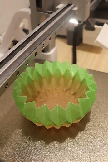 3D Print Timelapse: Vase Grooves 🏺🎶✨ (Bambu Lab P2S/A1 Combo)