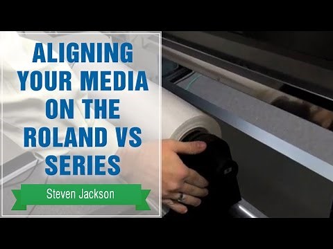 Aligning Your Media on the Roland VS Series