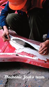 Fender Restoration by old school method |fiberglass #mechanic #mechanicjack #fender #restoration #oldscchool #craftsmanship #panelbeater #fiberglass | Mechanic Jack's team