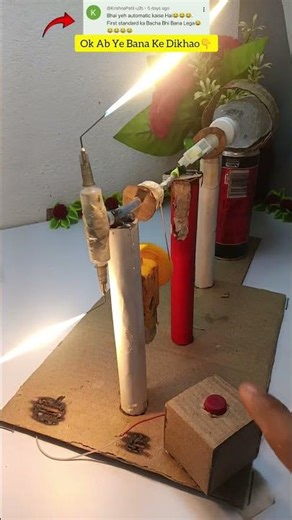 Today I will Create Amezing project With The help Of Calcium carbide #scienceproject