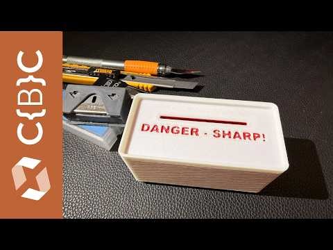 Ultimate Gridfinity Razor Blade Disposal Bin - Printing and Assembly Instructions