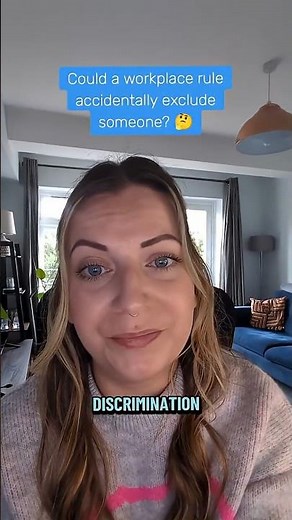 Indirect discrimination explained in 30 seconds | HR & workplace advice #uklaw #hrtips #employment