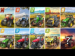 Fs14 vs Fs16 vs Fs17 vs Fs18 vs Fs19 vs Fs20 vs Fs22 vs Fs23 vs Fs25 vs Fs26? | Gameplay | Timelapse