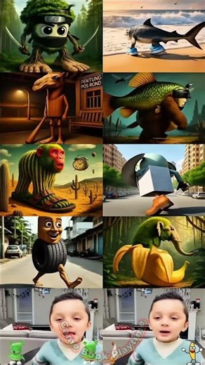 Italian Brainrot Combination x Dramatic Expression | But They Are Normal 🧠🍊 #gamebookplaytime