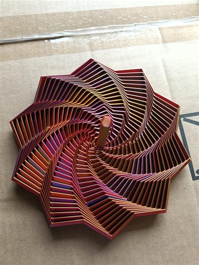 Fidget Star With Handle. Hypnotic Visuals and Sounds Stress Relief, Sensory Spinner Toy Stl 3 Pack - Etsy