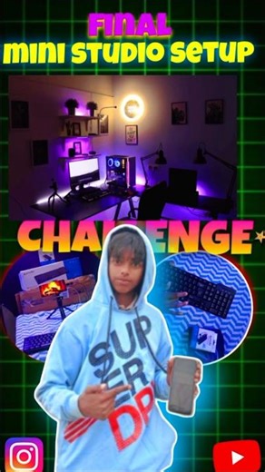 mini studio setup complete 🔥📸#minivlog #vlog