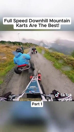 FULL SPEED DOWNHILL MOUNTAIN KARTS ARE THE BEST!-1