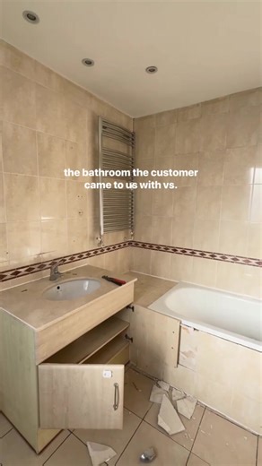 They walked in with an old-school American bathroom… and walked out with something totally different. The original space felt dated and heavy, so we reimagined it with a clean, minimalist approach. Soft gray tones, warm wood accents, and a modern layout completely changed the mood. Same bathroom, new identity—simple, calm, and timeless. This is what happens when you let go of the old and design for how you live now. Do you prefer classic American style or modern minimal? Tell me in the comments 