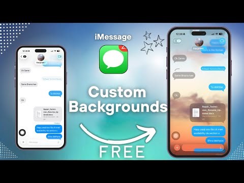 How to Change iMessage Chat Background on iPhone (iOS 26) 📱✨