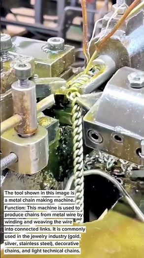 Automatic Chain Making Machine – Precision Metal Chain Production for Jewelry & Industry