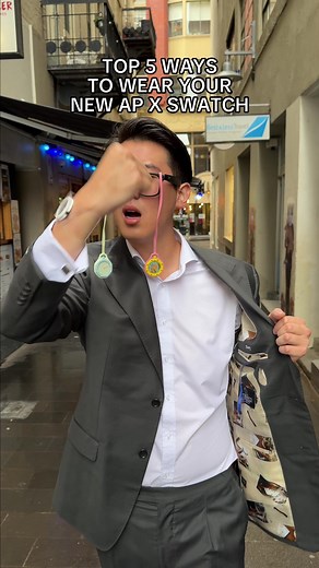 How to Wear AP x Swatch: 5 Creative Pocket-Watch Styles