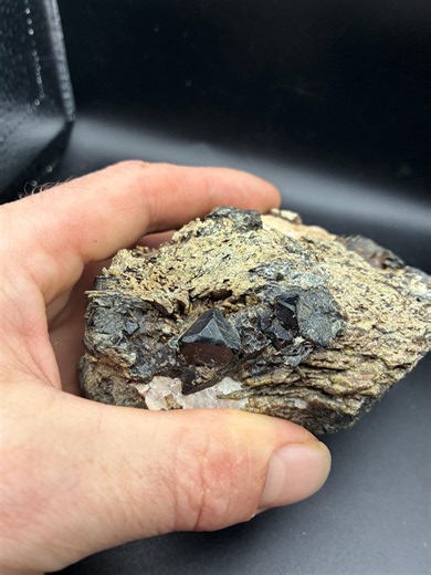 Black Spinel on Phlogopite Mica, Notre-dame-du-laus (parker Mine), Quebec, Canada, Minerals, Grenville, Spmed#162 - Etsy