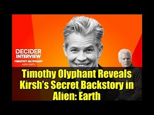 Timothy Olyphant Reveals Kirsh’s Secret Backstory in Alien: Earth | Exclusive Interview Highlights