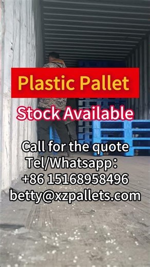 container loading of plastic pallets. #china #factory #production #manufacturing #loading #shipping
