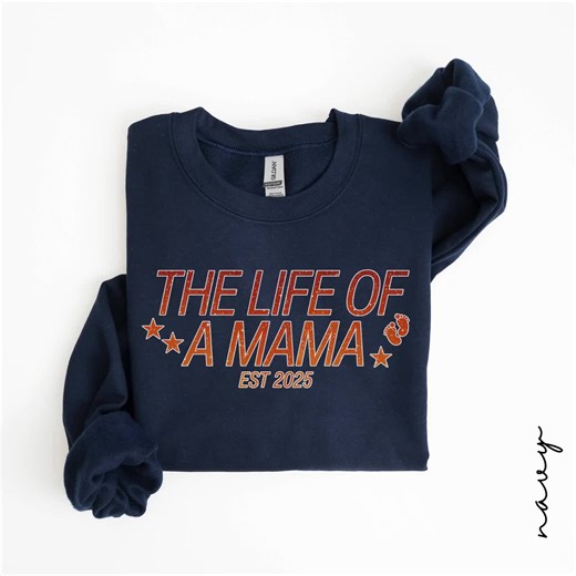 Pregnancy Announcement Shirt, Funny Maternity Sweater, Mama Est 2025 Baby Reveal Sweatshirt, Pregnant Wife Tee, Gift for Expecting Mom to Be - Etsy