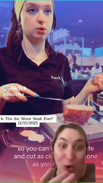 Is This the Worst Steak Ever? 😱🍽️ The High-End Food Fail You Need to See! #flopfood #restaurantfail #foodreview #fyp #viral #butterandsteak #condescendingboss #casinofood #greenscreenvideo #stonesteak #greenscreen #haussdrama #unpopularopinion #foryoupage #breakingnews #Christmas #dramatiktok