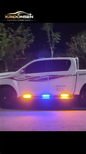 XRIDONSEN 70 inch Amber Blue Strobe Running Board Lights for trucks #automotive #emergency