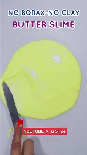 Butter Slime Recipe Without Clay or Borax