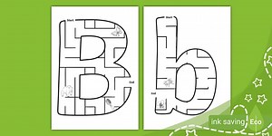 Alphabet Maze Bb