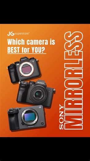 3 Sony Icons. 3 Masterpieces. One Choice. 📸 The Sony camera lineup has reached a level of pure performance where there are no