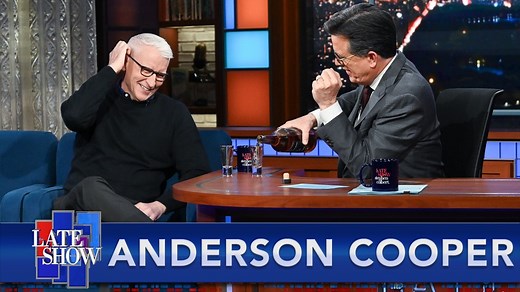 In part three of his interview, Anderson Cooper takes shots of tequila with Stephen and watches footage of himself drunk on the air while hosting CNN’s “New Year's Eve Live” with Andy Cohen. Tune in this year to see what trouble Anderson gets in while hosting the ball drop in Times Square. | The Late Show with Stephen Colbert