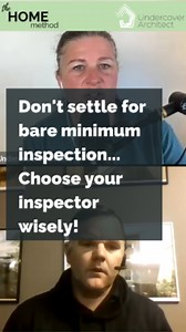 When it comes to building inspections, not all inspectors are the same. Many only check if a home meets basic Code requirements, but is that enough for your dream home? 🤔 Homeowners often discover too late that ""built to Code"" doesn’t always mean quality or satisfaction. Your inspector should share your vision for a higher standard, going beyond the minimums and advocating for your best interests. 💪 Make sure you're choosing someone who aligns with your expectations and can help you navigate