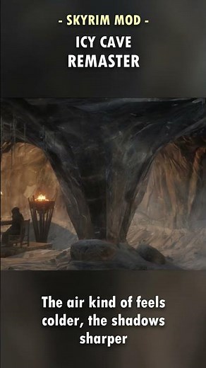 Skyrim's Icy Caves have NEVER looked this good! ❄️