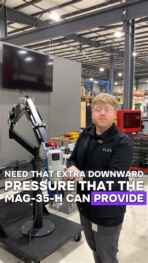 The FlexArm excels at tapping, but countersinking calls for a different solution. That’s where the Mag-Drill Arm comes in. Built for drilling and countersinking applications where stability and precision matter. #FlexArm #MagDrill #egonomicsolutions #zerogravityarm #weightlesstools #manufacturing #safetysolutions #shopsafety #countersinking | Flex Machine Tools