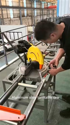 Aluminum alloy turntable saw#window#aluminum