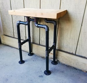 Industrial Black Iron Pipe Table Legs, Rustic DIY Design - Etsy