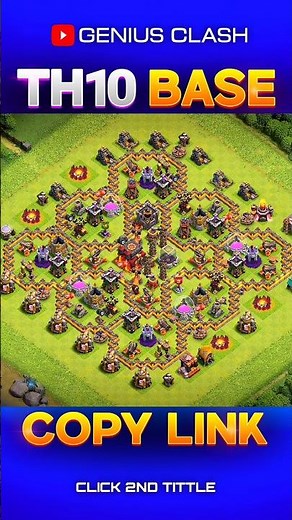 Th10 Trophy and Farming Base! #th10base