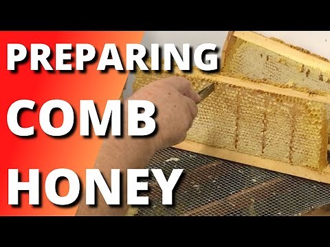 Preparing comb honey