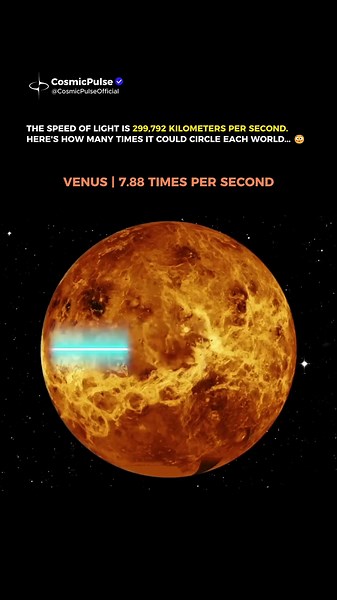 How Many Times Can Light Circle a Planet in 1 Second? 😳