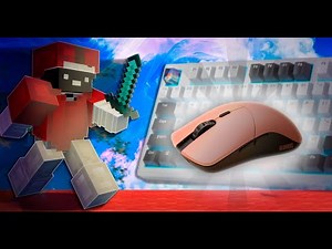Bedwars ASMR | Glorious Model O PRO Clicks 🖱️ + Keyboard Sounds | Hycraft Solo
