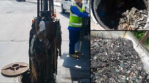 New pictures show SAWS crews clearing pipes clogged by wipes